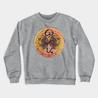 Skull Colored Mandala Baybayin word 'Buhay' (life) Crewneck Sweatshirt